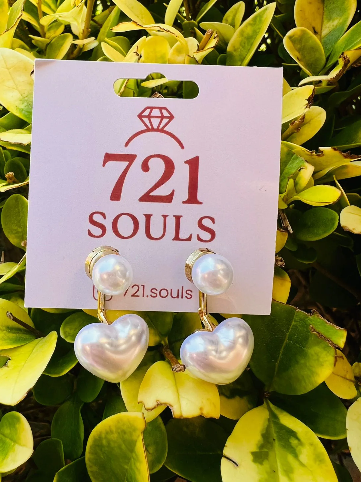 CORAZON CIRCULO PERLAS BLANCA