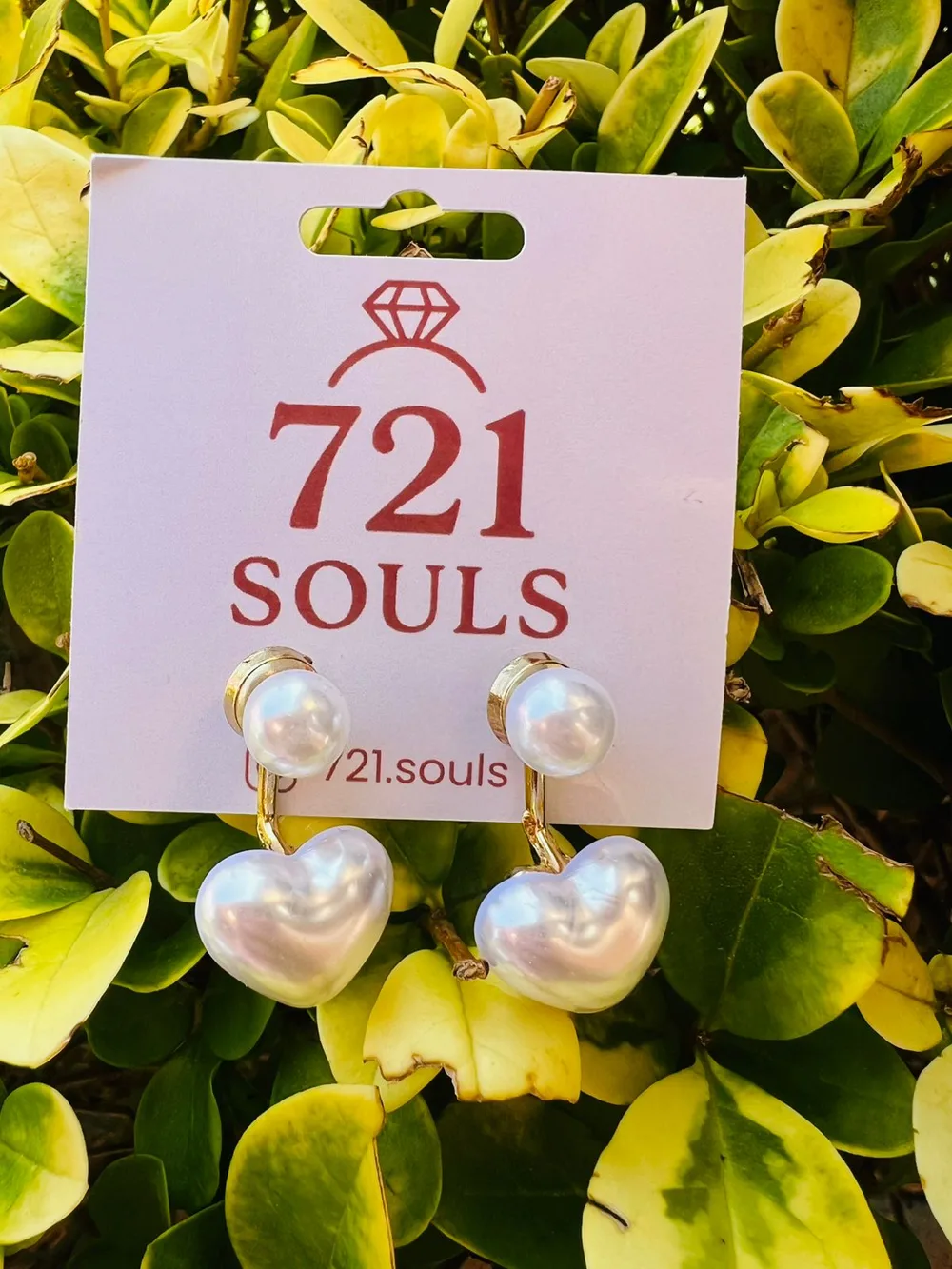 CORAZON CIRCULO PERLAS BLANCA