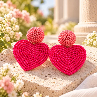 CORAZON FUCCIA/CIRCULOS ROSA