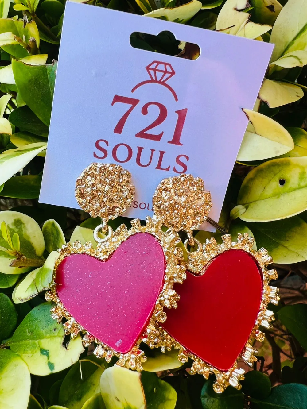 CORAZONES ROJOS/DORADOS