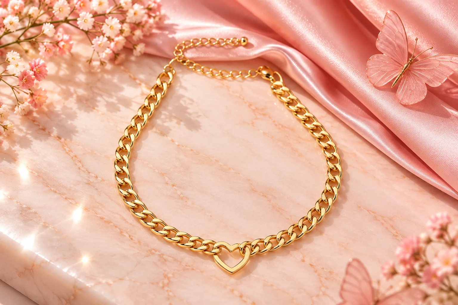CHOKER DORADO CORAZON