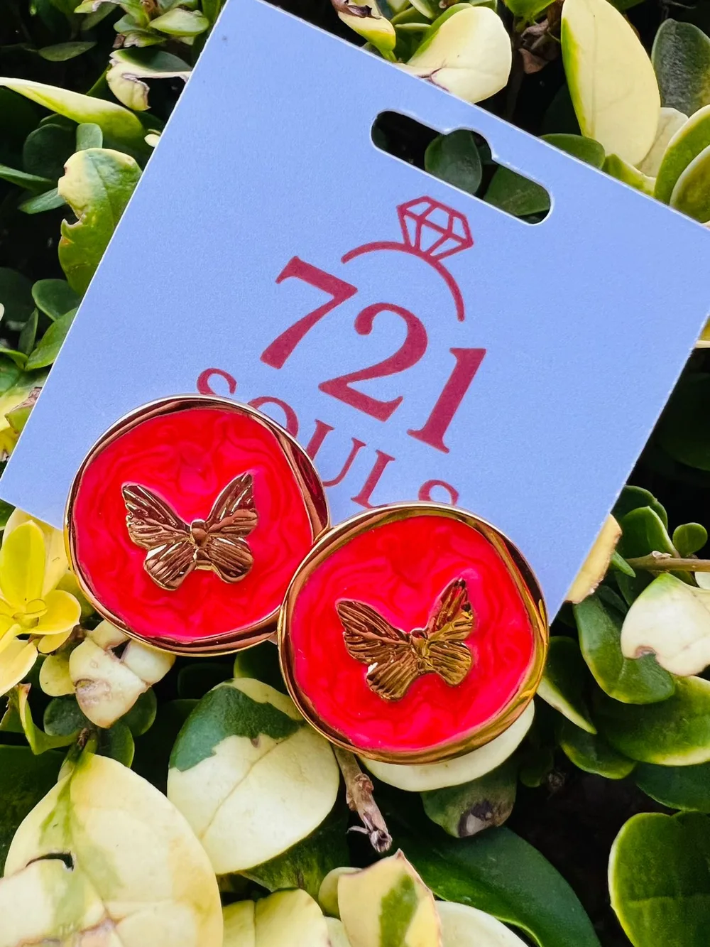 CIRCULOS ROSADOS MARIPOSAS DORADAS